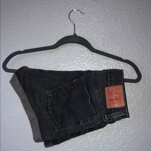 levis high waisted shorts